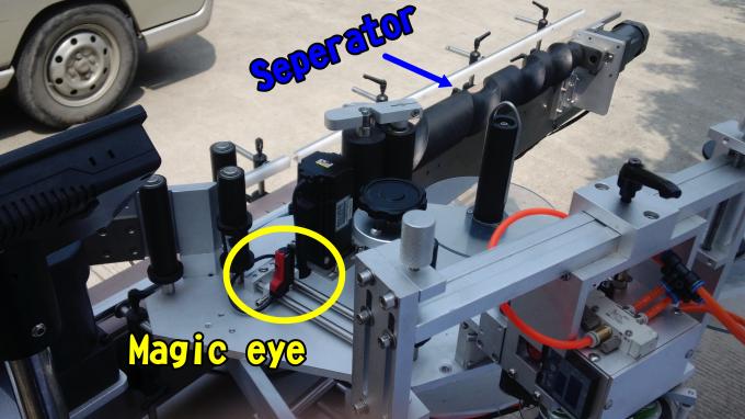 آلة لصق ملصقات طلاء الأظافر اللاصقة للزجاجات المستديرة 220 فولت 1.5 حصان 50/60 هرتز