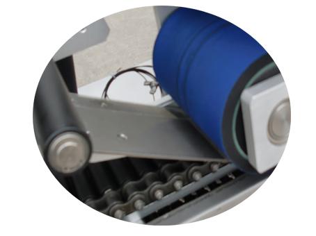 10 مللي آلة وسم زجاجة صغيرة مع ملصق تسمية طبقة مزدوجة