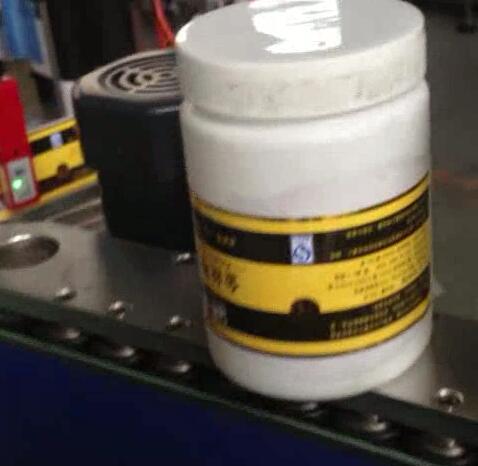 آلة وضع العلامات على الزجاجات الدائرية ، آلة تعبئة الزجاجات ووضع العلامات لوعاء السكر