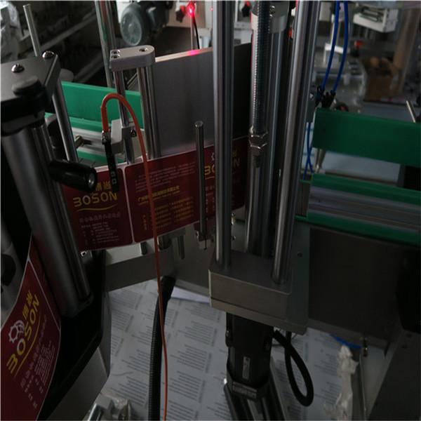 آلة وضع العلامات على الزجاجة البيضاوية من جانب واحد ، آلة لصق الملصقات ذاتية اللصق