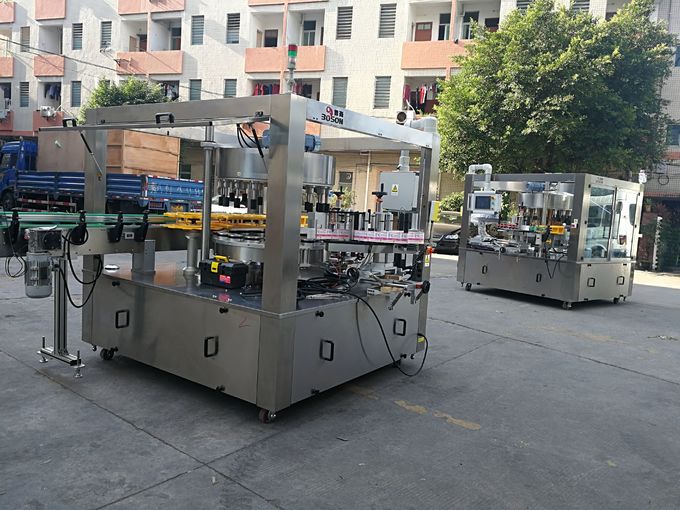 آلة لصق دوارة أمامية وخلفية / رقبة وسرعة أمامية 15000B / H شهادة CE